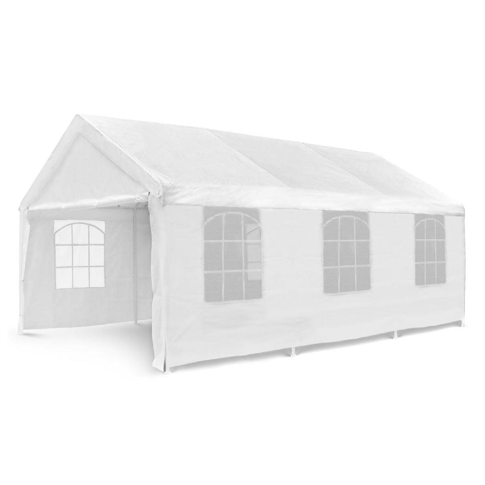 VCM Pavillon Maße ca. 4x6x3 m wasserabweisende 180g / m² PE Plane Partyzelt Gartenzelt