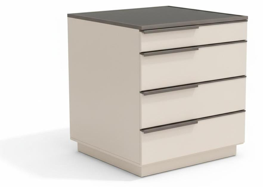 Moderne beige commode voor volwassenen