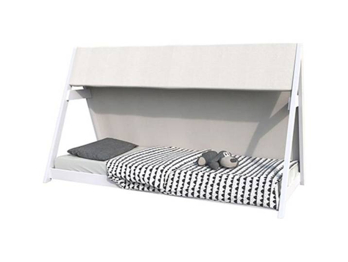 Lit cabane Tipi 90x200 cm - WEBER INDUSTRIES - Bois - Blanc