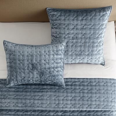 Margot Slubby Velvet Sham - Tea Standard - Ballard Designs