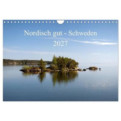 Nordisch gut - Schweden (Wandkalender 2027 DIN A4 quer), CALVENDO Monatskalender