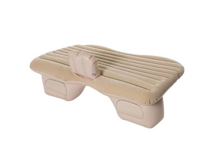 LCQSYE Auto-Reisebett Automotive Air aufblasbar Matratze Camping Sofa Rücksitzlehne(Beige)
