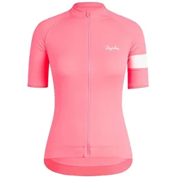Rapha, Damen, Velotrikot, Women's Core Radtrikot (S), Pink, S