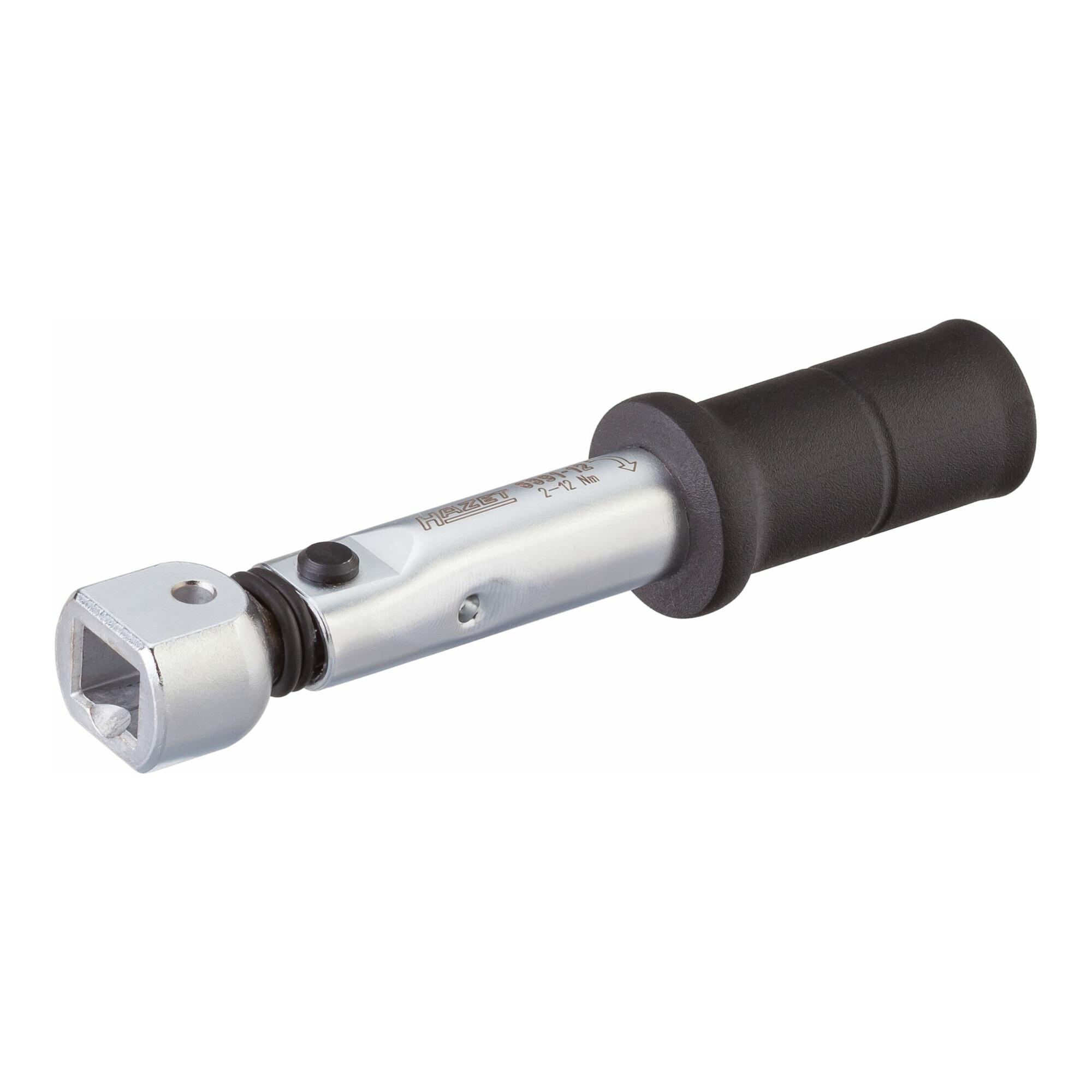 HAZET Drehmoment-Schlüssel 6391-12 Nm min-max: 2 - 12 Nm Toleranz: 2% Einsteck-Vierkant 9 x 12 mm)