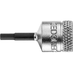 GEDORE Schraubendrehereinsatz 1/4" innensechskant 3mm 6176010 No. IN 20