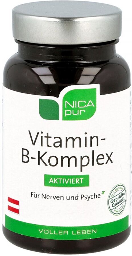 Nicapur Vitamin B-komplex aktiviert Kapseln 60stk