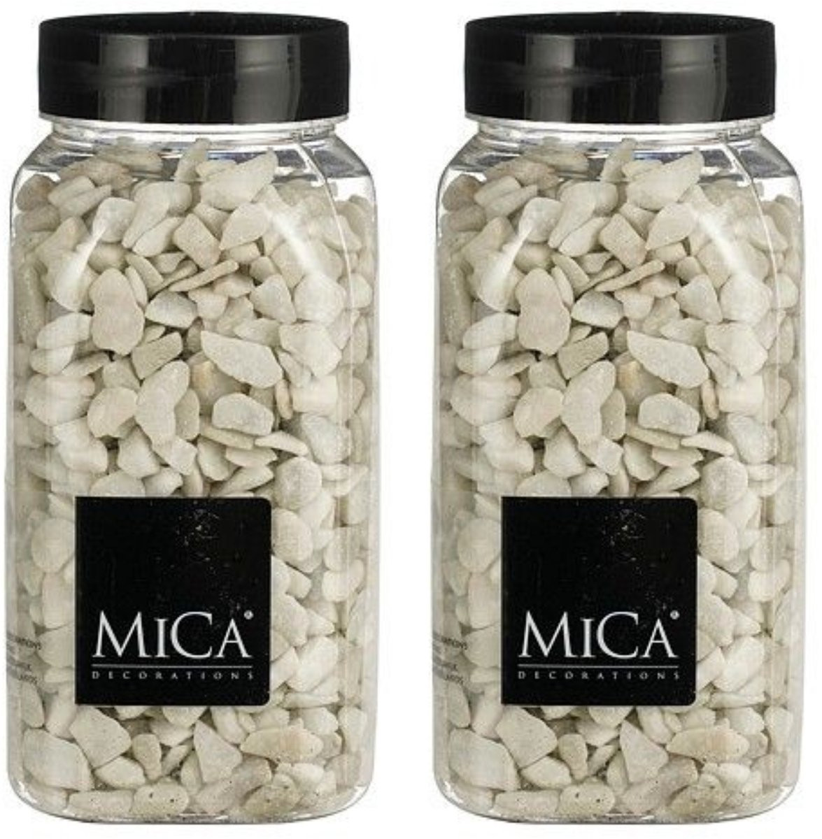 Mica Decorations decoratiesteentjes - Wit - 1 kilo (650ml)