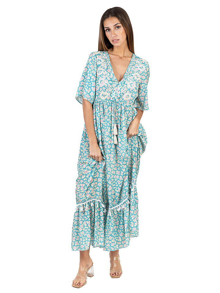 Isla Bonita by SIGRIS Kleid in Türkis - XL