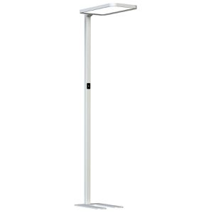 Dotlux Stehlampe STUDIObutler LED, silber 195 cm, 8800 Lumen, 80 Watt, dimmbar