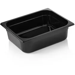 WAS Germany - GN Behälter GN 96 BLACK 1/2-100 mm, schwarz, Polycarbonat