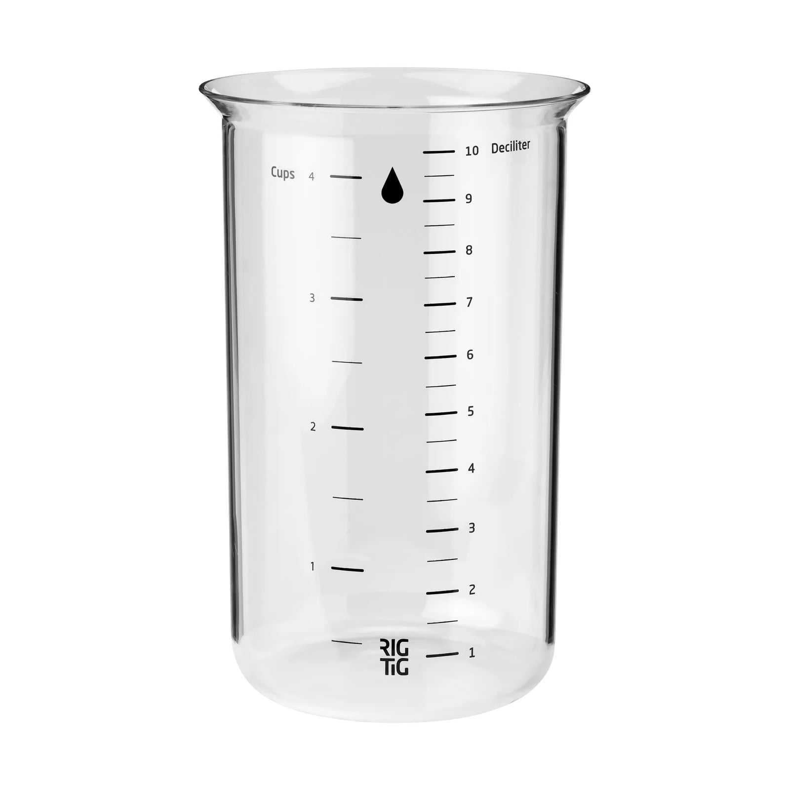 RIG-TIG MIX-IT maatbeker Clear 1 l