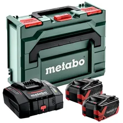 Metabo Basis Set 2x LIHDX 8.0 AH ASC 290 metaBOX 145 Ladegerät CAS 685305000