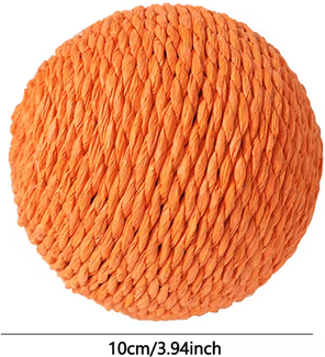 Inspire Curations SisalPaw Interactive Scratching Ball Toy orange 10ml
