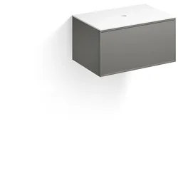 Alape Möbelmodul Arkta 800x400 Weiß/Quarzgrau