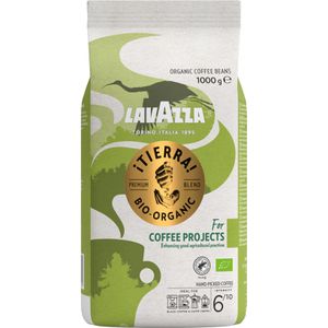 Lavazza Kaffee Tierra for Coffee Projects, BIO, ganze Bohnen, 100% Arabica, 1 kg