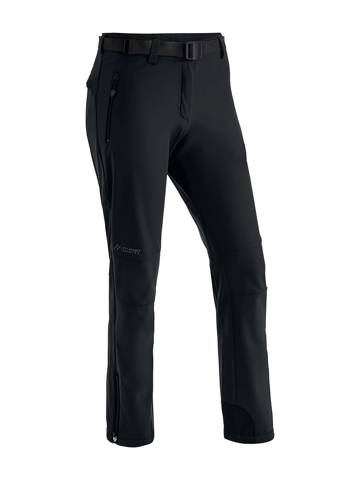 Maier Sports Softshellhose "Tech" in Schwarz - 36