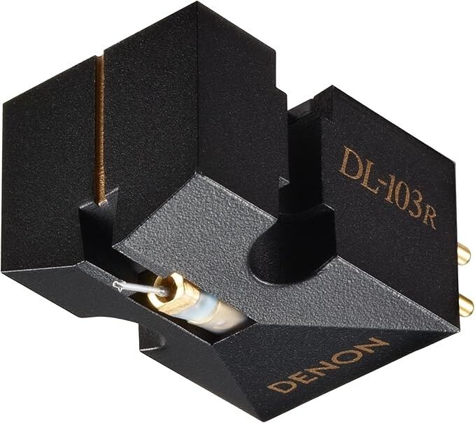 Denon DL-103R Moving Coil Turntable Cartridge with Stylus - Black