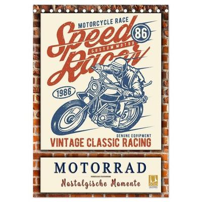 Motorrad - nostalgische Momente (Tischkalender 2027 DIN A5 hoch), CALVENDO Monatskalender