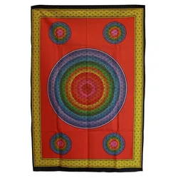 Cotton Wall Art (70x110cm) - Five Flower of Life