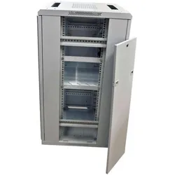 Allnet 19 Schrank 42HE B600 / T800mm *lichtgrau* SNB-Serie (42 HE, 19 Zoll Rack), Serverschrank, Grau