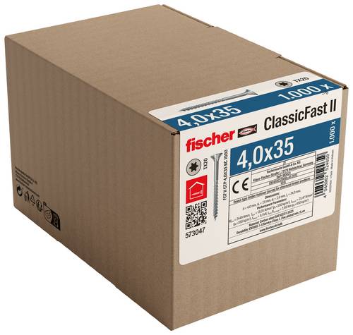 Fischer 573047 Spanplattenschraube 35mm TX 1000St.