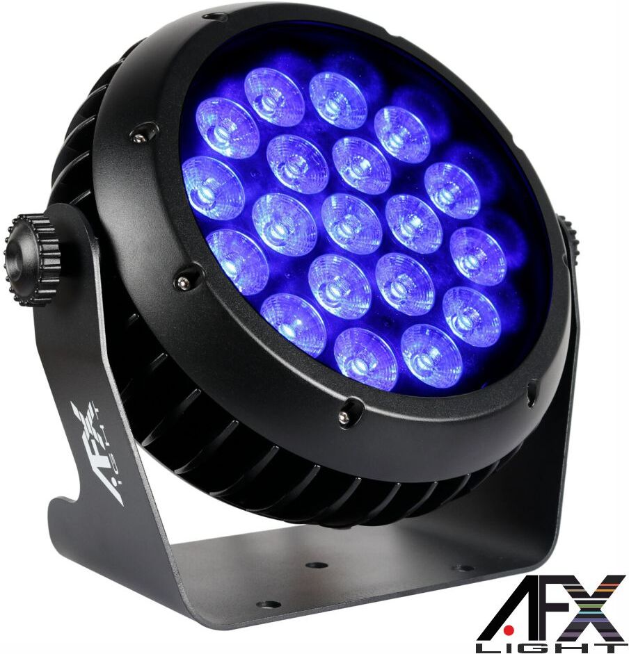 Afx Light Projector Par c/ 19 Leds 10W RGBW DMX IP65