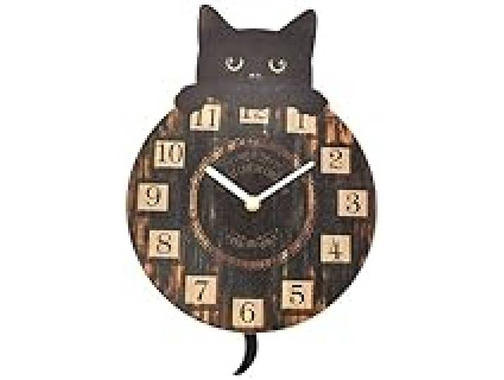 Nemesis Now Horloge Chaton 25 cm Marron
