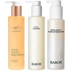 400ml BABOR CLEANSING Phyto Reactivating Set (Make-up Entferner 100ml + Hy Oil 200ml + Reiniger 100ml)
