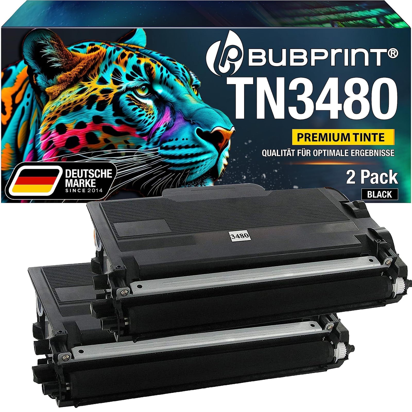 Bubprint 2 toner compatibel met Brother TN3480