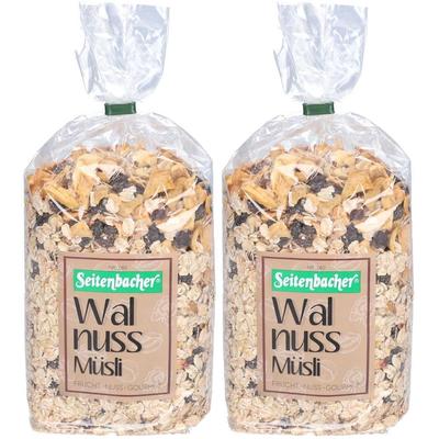 Seitenbacher Walnuss Müsli 2x 2x750 g
