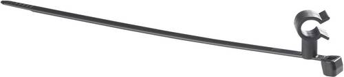 HellermannTyton 155-31202 T50SVC5-PA66HS-BK Kabelbinder 4.70 mm Schwarz mit Kantenbefestigung, mit drehbarer Halterung 1 St.