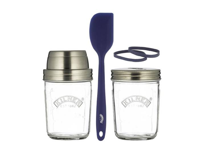 Einmachglas KILNER Starter-Set 350 ml, 2 Stück , transparent, Glas, Lebensmittelaufbewahrungsbehälter, Einmachglas