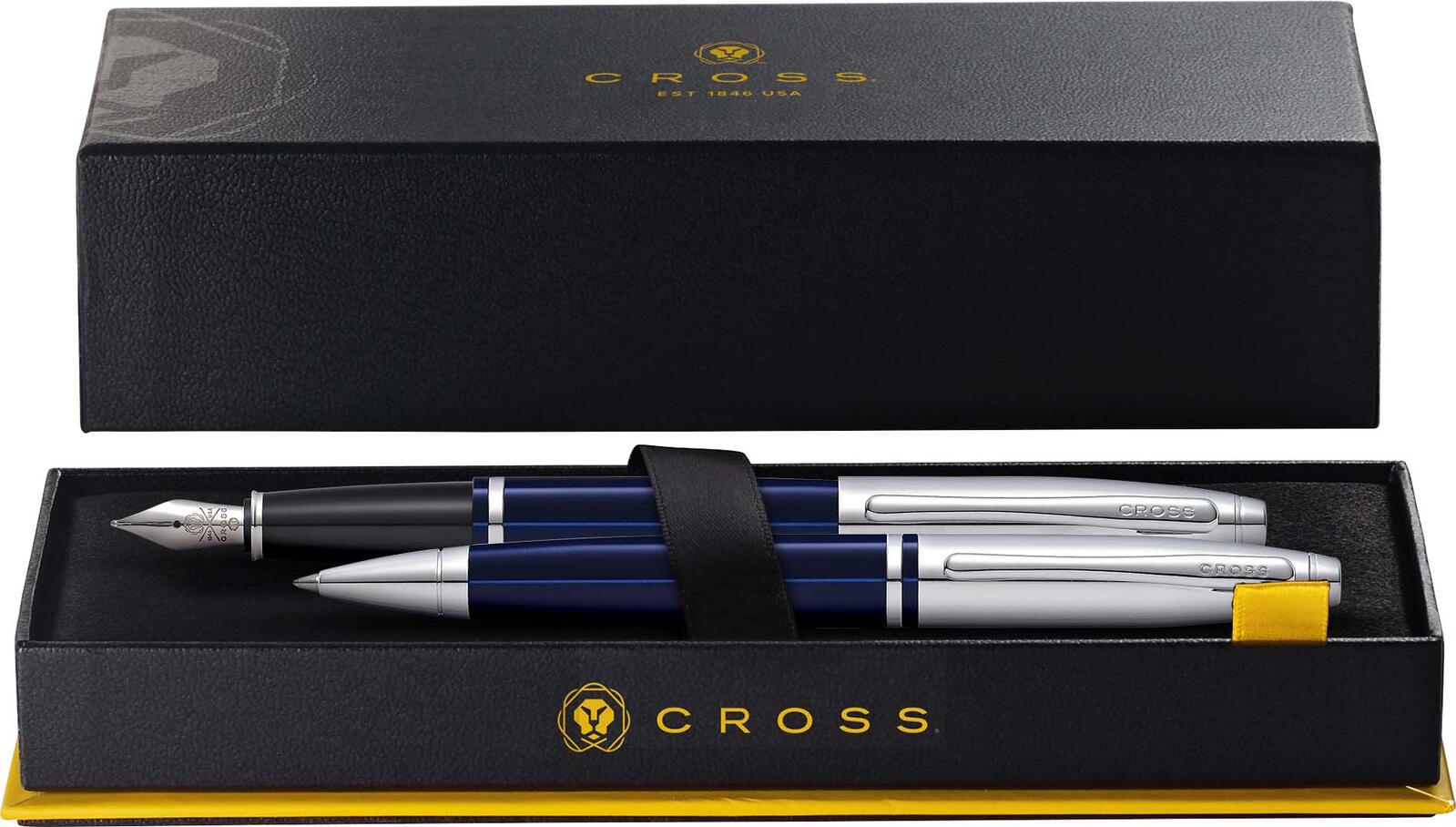 CROSS Schreibset Calais blau 40-AT0116-3SET