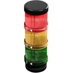 Rittal 2372101 3-fach LED für Rohr SG Signalsäule, Serverschrank Zubehör, Rot, Grün, Schwarz, Gelb