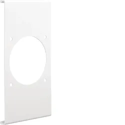 Hager R86859016 Blende CEE-Steckdose 70er Befestigungsspur PVC zu FB Oberteil 190mm verkehrsweiß