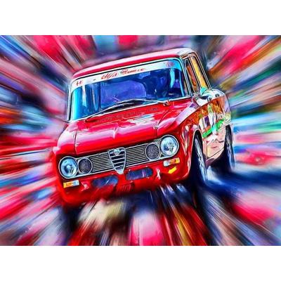 CALVENDO Puzzle Der Alfa Romeo Giulia gehört zu den beliebtesten Oldies des italienischen Autoherstellers. | 1000 Teile Lege-Größe 64x48cm Foto-Puzzle