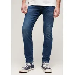 Superdry für Herren. M7010888A Blaue Skinny-Jeans (28/32), Lässig, Baumwolle, Denim, Bio-Baumwolle, Nachhaltig