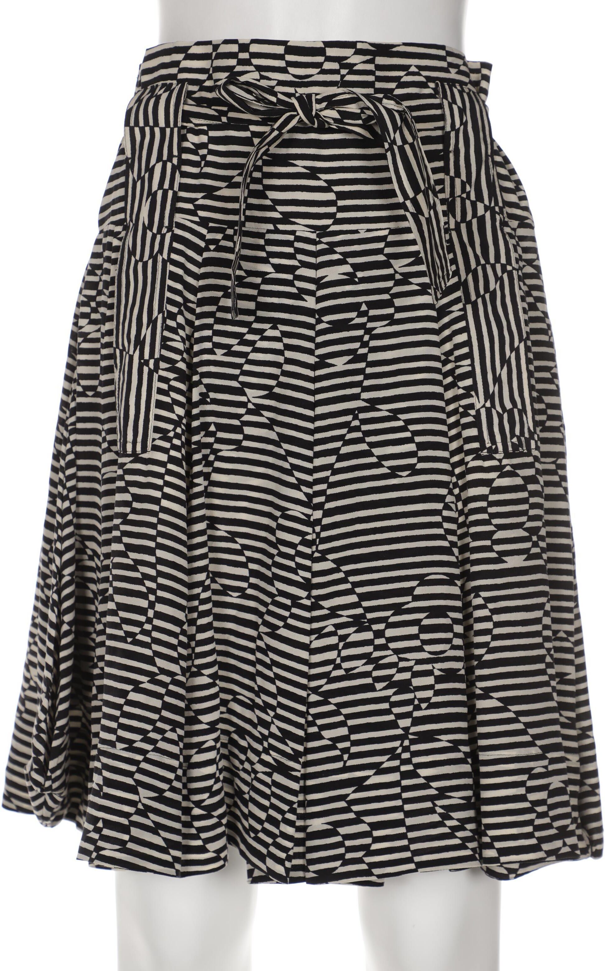 Weekend Max Mara Damen Rock, Schwarz, Gr. EU 34, Seide - Second Hand