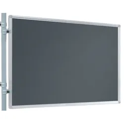 Franken Präsentations-Stellwand 90x120 cm grau/Filz