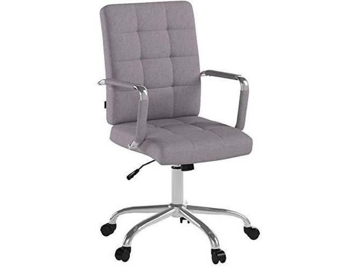 Fauteuil de Bureau - CLP - Deli Pro - Rembourré en Tissu - Réglable en Hauteur - A Roulettes Gris