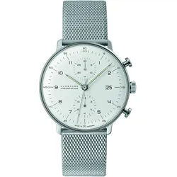 Junghans max bill Chronoscope Saphirglas Herrenuhr 027/4003.46