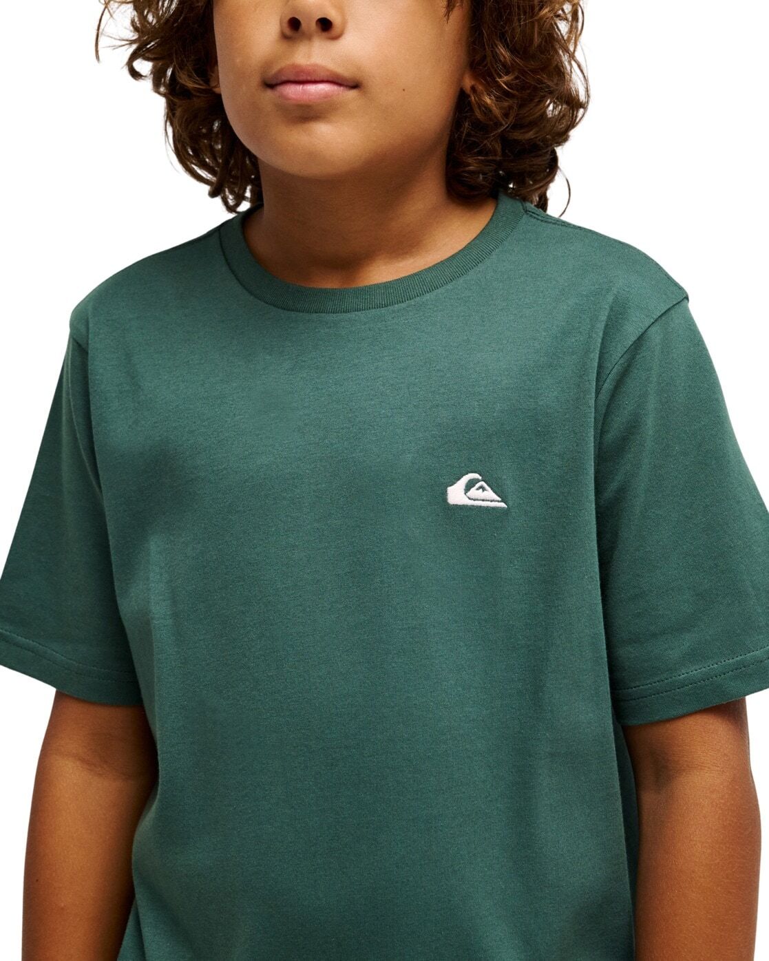 T-Shirt QUIKSILVER "Basic", Jungen, Gr. 14, forest, Obermaterial: 100% Baumwolle., Shirts T-Shirt forest 14