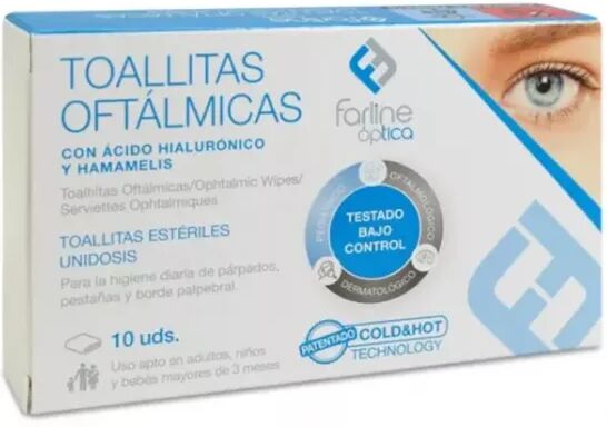 Farline OPTICA OFTAL EST X10 TOALLITAS,