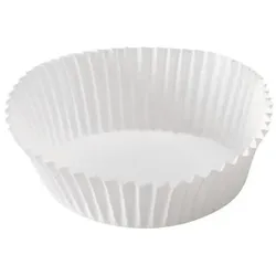 ECOPACK Standard-Fettabweisende weiße Papierförmchen - ø 8 x 3 cm (10.000 Einheiten)