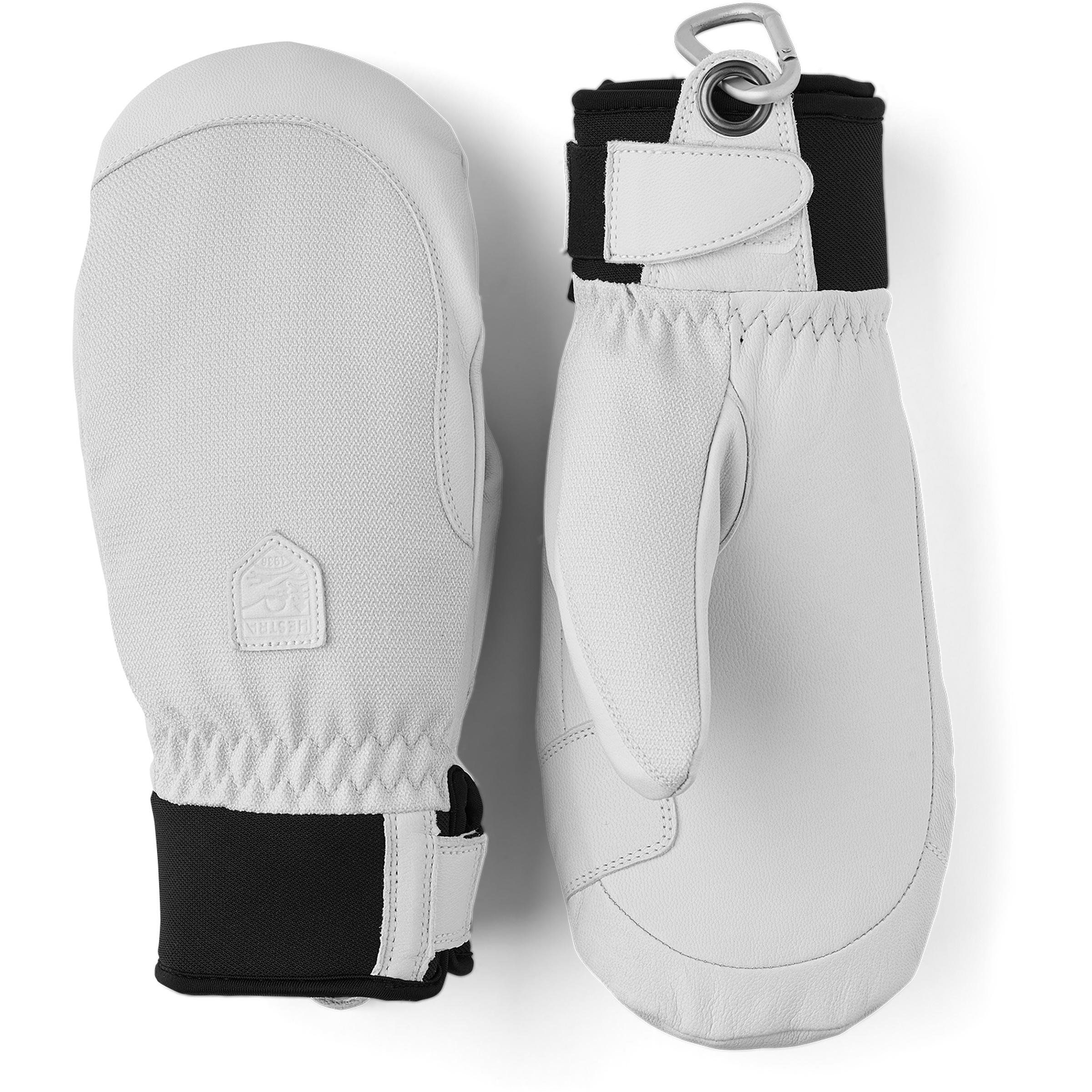 Hestra Army Leather Patrol Damen Fäustlinge weiss Größe 6 Freeride | Skifahren | Splitboard Widerstandsfähig Wasserabweisend