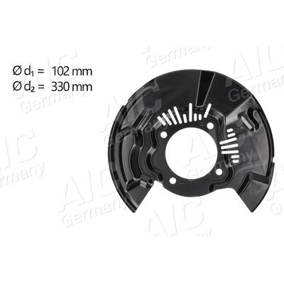 AIC Spritzblech, Bremsscheibe 70740 Vorderachse links für TOYOTA