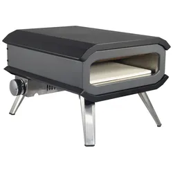 Pizzaofen Gas Schwarz ca. 40x30x46cm