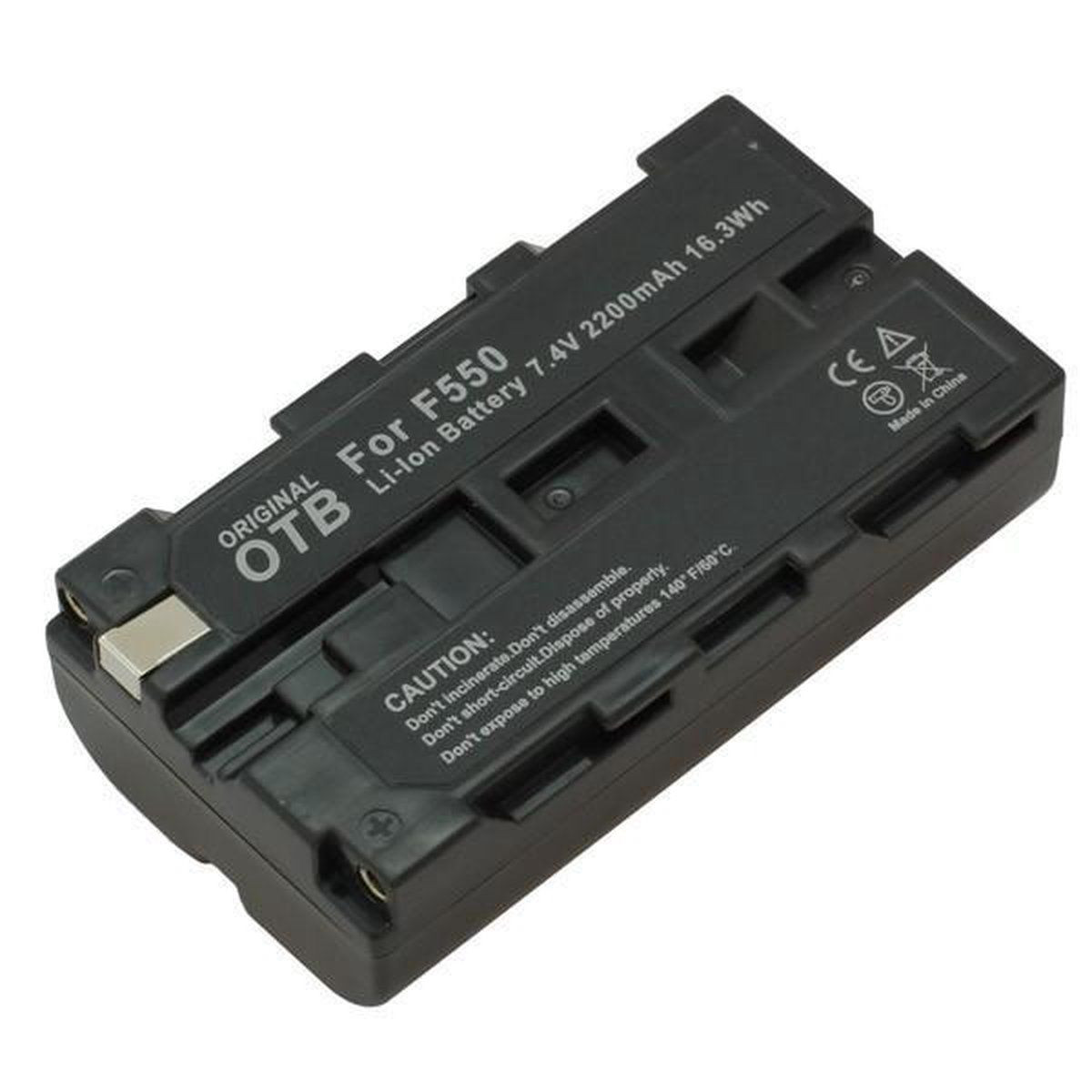 A-Merk NP-F550 / F530 / F570 Lithium-Ion Accu 2200mAh compatibel met Sony