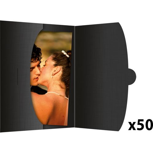 1x50 Daiber Schutzumschlag für 20x30cm schwarz