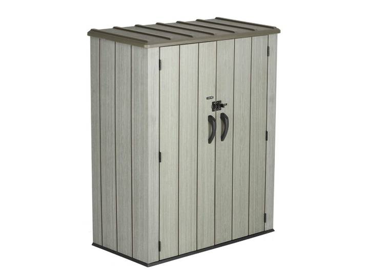 Geräteschrank, Grau, Naturfarben, Kunststoff, 136x172x70 cm, Freizeit & Co, Heimwerken, Werkstatteinrichtung, Werkzeugschränke